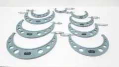 MITUTOYO 103-908 MICROMETER 3-12IN 9-PIECE SET