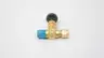 SWAGELOK B-4JN1 BRASS NEEDLE VALVE 1/4IN TUBE thumbnail 1