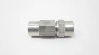 HOKE 6253F8Y HIGH-PRESSURE POPPET CHECK VALVE 6000PSI STAINLESS 1/2IN NPT