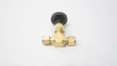 SWAGELOK B-1RS4 BRASS NEEDLE VALVE 3000PSI 1/4IN TUBE