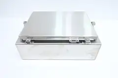 HOFFMAN A20H1606SSLP STAINLESS ENCLOSURE 6IN X 20IN X 16IN