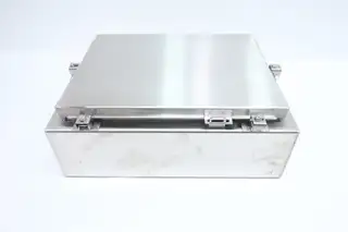 HOFFMAN A20H1606SSLP STAINLESS ENCLOSURE 6IN X 20IN X 16IN