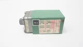 ASCO RD20A11 PRESSURE SWITCH 2-18PSI 125/250V-AC 1/4IN