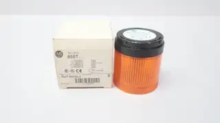 ALLEN BRADLEY 855T-B20GL5 FLASHING LED AMBER LIGHT MODULE 240V-AC