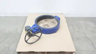AMRI KSB 3T6K6VA ISORIA 10 MANUAL GEAR OPERATED IRON WAFER BUTTERFLY VALVE 20IN