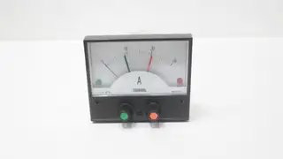 TSURUGA NRC-100HL PANEL MOUNT AMMETER 0-30A 250V-AC