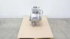 CAMERON GROVE B5 MANUAL GEAR OPERATED STEEL FLANGED BALL VALVE 6IN 150