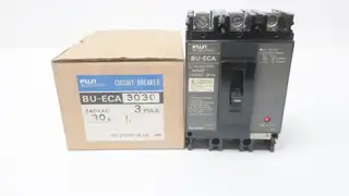 FUJI BU-ECA3030 MOLDED CASE CIRCUIT BREAKER 30A 3P 240V-AC