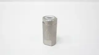 CKD CCH-10A STAINLESS THREADED LIQUID CHECK VALVE 3/8IN