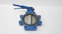 ABZ 1128  LUGGED MANUAL STAINLESS IRON BUTTERFLY VALVE 6IN