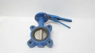 ABZ 1128  LUGGED MANUAL STAINLESS IRON BUTTERFLY VALVE 3IN