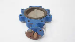 ABZ 1128 IRON STAINLESS LUGGED BUTTERFLY VALVE 6IN