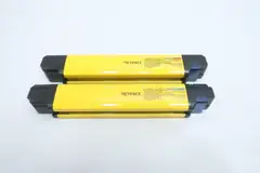 KEYENCE GL-R12H LIGHT CURTAIN PAIR 220MM 24V-DC