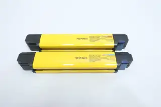KEYENCE GL-R12H LIGHT CURTAIN PAIR 220MM 24V-DC