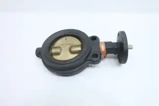 MILWAUKEE VALVE MW223E AN 4IN IRON BRONZE WAFER BUTTERFLY VALVE 200