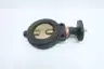 MILWAUKEE VALVE MW223E AN 4IN IRON BRONZE WAFER BUTTERFLY VALVE 200 thumbnail 1