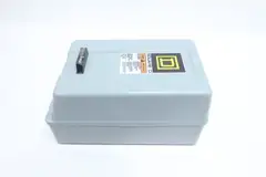 SQUARE D 8536SAG11 NEMA SIZE 00 ENLCOSED STARTER 120V-AC 1HP