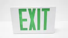 COOPER LIGHTING APC7G ALL-PRO THERMOPLASTIC LED EXIT/EMERGENCY COMBO 120/277V-AC