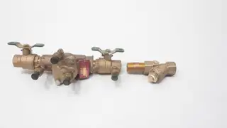 WATTS 009M3-QTS BRONZE BACKFLOW PREVENTER 3/4IN