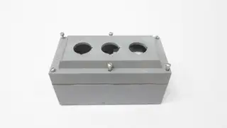 ALLEN BRADLEY 800H-3HZ4R PLASTIC PUSHBUTTON ENCLOSURE 80MM 180MM 50MM