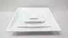 ACCORD 96206 T-BAR 3-CONE FIXED PATTERN WHITE STEEL DIFFUSER 6IN COLLAR thumbnail 1