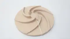 R0022X3X13-1 PLASTIC IMPELLER 6-VANE 12-1/2IN