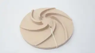 R0022X3X13-1 PLASTIC IMPELLER 6-VANE 12-1/2IN