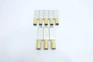 BOX OF 8 THOMAS & BETTS 54868BE 2-HOLE LONG COPPER COMPRESSION LUG
