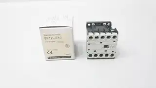 FUJI ELECTRIC SK12L-E10 3-POLE MINIATURE ELECTROMAGNETIC CONTACTOR 5HP 20A 24VDC