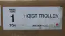 SAGINAW 42005-1 1TON MANUAL HOIST TROLLEY thumbnail 6