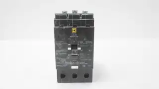 SQUARE D EDB34100 MOLDED CASE CIRCUIT BREAKER 3P 100A AMP 480V-AC