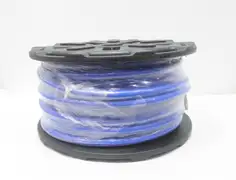 FLEXTECH INDUSTRIES HH-062 BLUE 1PLY POLYESTER-BRAIDED SILICONE HOSE 5/8IN 250FT