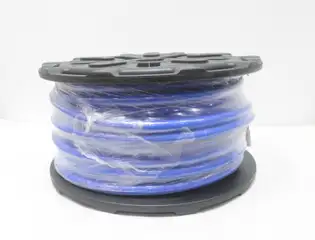 FLEXTECH INDUSTRIES HH-062 BLUE 1PLY POLYESTER-BRAIDED SILICONE HOSE 5/8IN 250FT