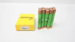 BOX OF 10 COOPER BUSSMANN FRS-R-10 CARTRIDGE FUSE RK5 10A AMP 600V-AC 300V-DC