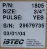 ISTEC 1805 WATER METER W/ PULSE OUTPUT 3/4IN NPT 0.22-22GPM thumbnail 7