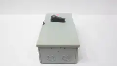 FEDERAL PIONEER 5336 NON-FUSIBLE DISCONNECT SWITCH 3P 600V-AC 30A AMP