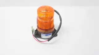 ECCO 6262 AMBER FLASHING LIGHT BEACON 12-80V-DC