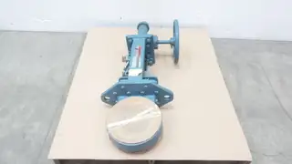 DEZURIK 9613611R004 KHP STEEL FLANGED KNIFE GATE VALVE 6IN