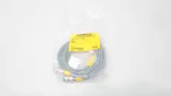 TURCK VBRS 4.4-2RK 4T-1/1/S857 M12 EUROFAST Y SPLITTER CORDSET CABLE 1M