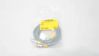 TURCK VBRS 4.4-2RK 4T-1/1/S857 M12 EUROFAST Y SPLITTER CORDSET CABLE 1M