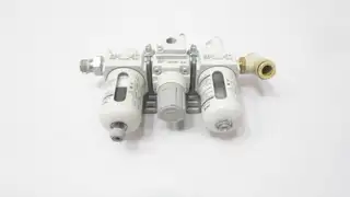 SMC AFM30-02-2-A AR20-02-B AL20-02-C-A FILTER, REGULATOR LUBRICATOR COMBO 1/4IN