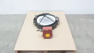 FLOWSERVE DURCO 14-BTL-481V13MW MANUAL GEAR OPERATED BUTTERFLY VALVE 14" 150
