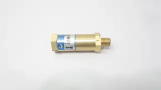CIRCLE SEAL 5159B-2MP-185 BRASS INLINE PRESSURE RELIEF VALVE 1/4IN NPT