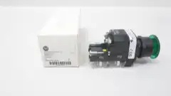 ALLEN BRADLEY 800H-FRXTP16GA5 GREEN PUSH-PULL BUTTON 120V-AC ILLUMINATED