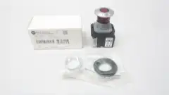 ALLEN BRADLEY 800T-FXNQH2RA7 30MM RED ILLUMINATED PUSH-PULL BUTTON 12-130V-AC/DC