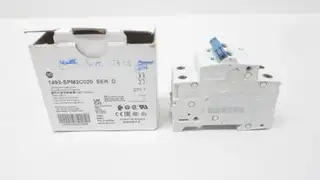 ALLEN BRADLEY 1492-SPM2C020 SER D MINIATURE CIRCUIT BREAKER 2A AMP 480V-AC 2P