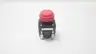 ALLEN BRADLEY 800H-R6AF SER A RED PUSHBUTTON thumbnail 3