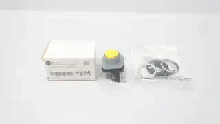 ALLEN BRADLEY 800T-A9A SER T PUSHBUTTON YELLOW