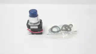 ALLEN BRADLEY 800T-QTH2B PILOT LIGHT BLUE 12-30V-AC/DC