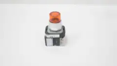 ALLEN BRADLEY 800T-QTH2A AMBER PILOT LIGHT 12-130V-AC/DC